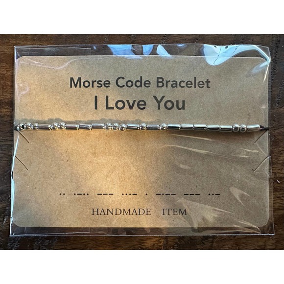 Private Label Jewelry - I LOVE YOU Morse Code Bracelet